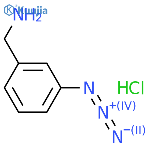 Benzenemethanamine, 3-azido-, hydrochloride (1:1)  structure