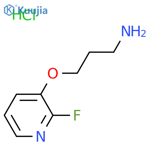 1-Propanamine, 3-[(2-fluoro-3-pyridinyl)oxy]-, hydrochloride (1:1)  structure