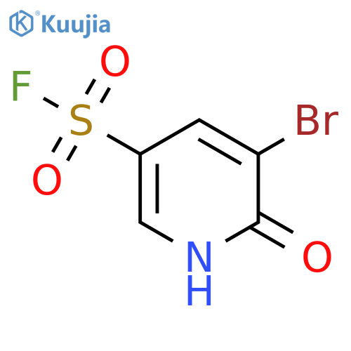 5-Bromo-1,6-dihydro-6-oxo-3-pyridinesulfonyl fluoride structure