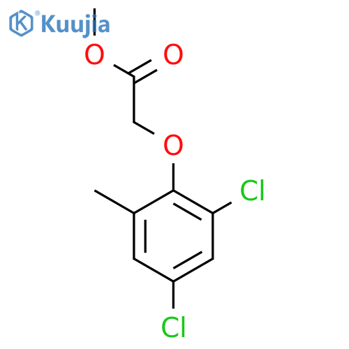 Acetic acid,2-(2,4-dichloro-6-methylphenoxy)-, methyl ester structure