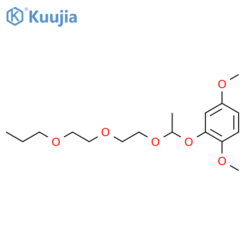 Benzene,1,4-dimethoxy-2-[1-[2-(2-propoxyethoxy)ethoxy]ethoxy]- structure
