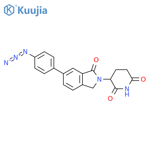 3-[6-(4-Azidophenyl)-1,3-dihydro-1-oxo-2H-isoindol-2-yl]-2,6-piperidinedione structure
