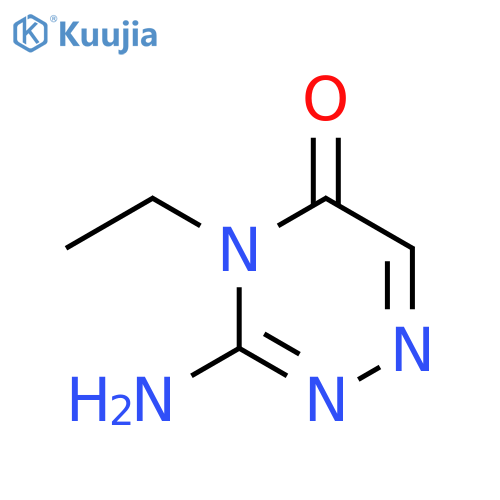 3-Amino-4-ethyl-1,2,4-triazin-5(4H)-one structure