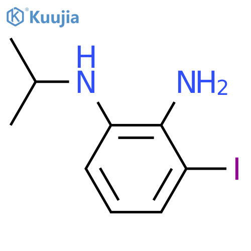 1,2-Benzenediamine, 3-iodo-N1-(1-methylethyl)- structure