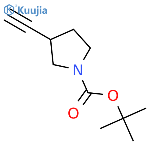 Tert-butyl 3-ethynylpyrrolidine-1-carboxylate structure