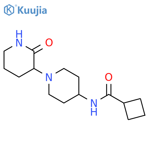 N-{2'-oxo-[1,3'-bipiperidine]-4-yl}cyclobutanecarboxamide structure