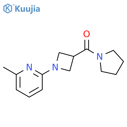 2-methyl-6-[3-(pyrrolidine-1-carbonyl)azetidin-1-yl]pyridine structure