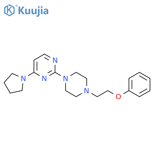 2-[4-(2-Phenoxyethyl)piperazin-1-yl]-4-(pyrrolidin-1-yl)pyrimidine structure
