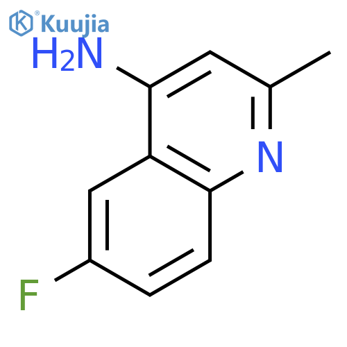 6-fluoro-2-methylquinolin-4-amine structure