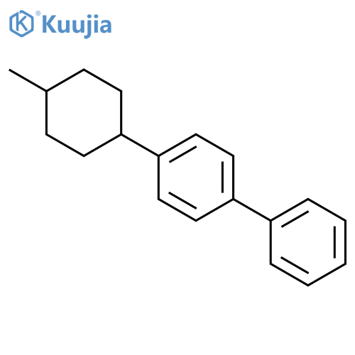Biphenyl, 4-(4-methylcyclohexyl)-,trans- structure