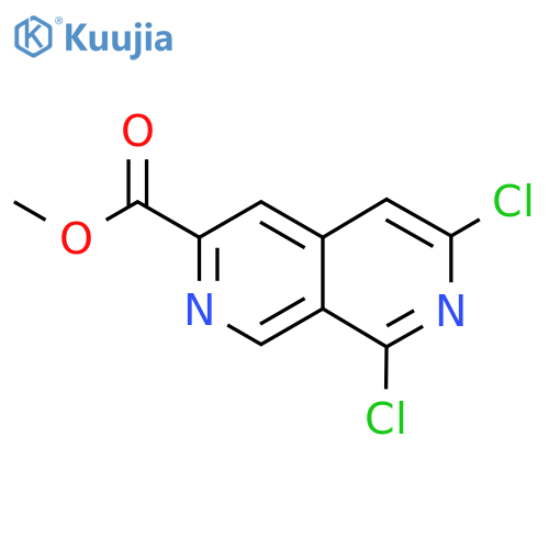 Methyl 6,8-dichloro-2,7-naphthyridine-3-carboxylate structure