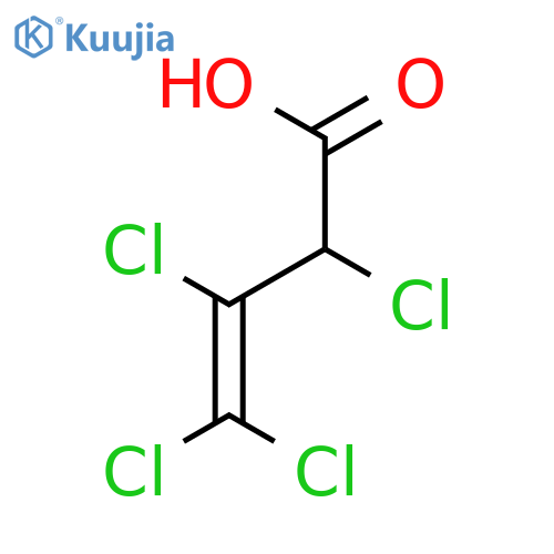 3-Butenoic acid,2,3,4,4-tetrachloro- structure