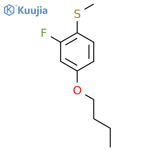 (4-Butoxy-2-fluorophenyl)(methyl)sulfane structure