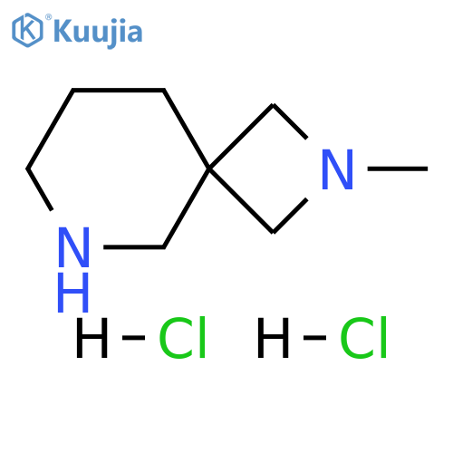 2-Methyl-2,6-diazaspiro[3.5]nonane dihydrochloride structure