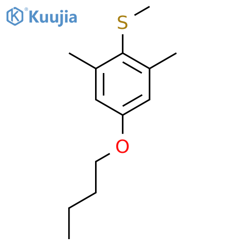 (4-Butoxy-2,6-dimethylphenyl)(methyl)sulfane structure