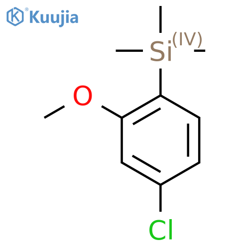 5-Chloro-2-(trimethylsilyl)anisole structure