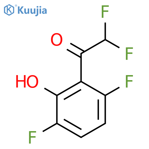 1-(3,6-Difluoro-2-hydroxyphenyl)-2,2-difluoroethanone structure