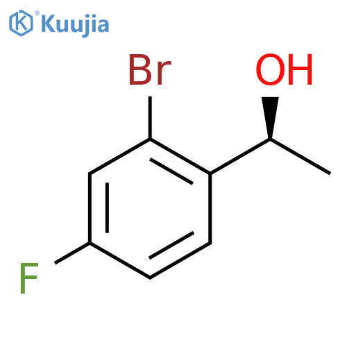 (1S)-1-(2-bromo-4-fluorophenyl)ethan-1-ol structure