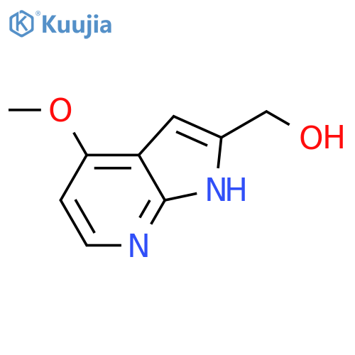 4-Methoxy-7-azaindole-2-methanol structure