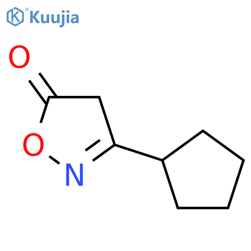 3-cyclopentyl-4,5-dihydro-1,2-oxazol-5-one structure