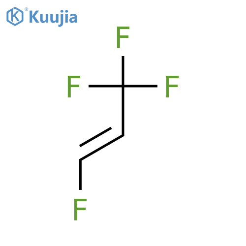 1234zeZ, (1Z)-1,3,3,3-Tetrafluoroprop-1-ene structure