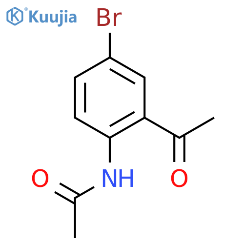 N-(2-Acetyl-4-bromophenyl)acetamide structure