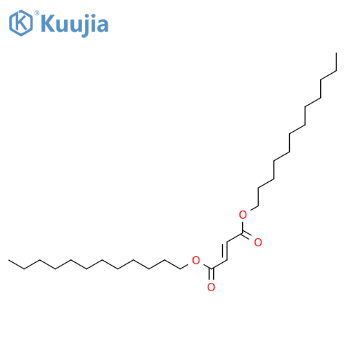 2-Butenedioic acid(2Z)-, 1,4-didodecyl ester structure