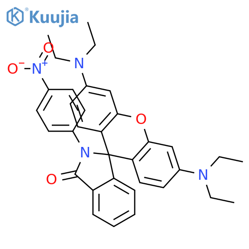 3',6'-Bis(diethylamino)-2-(4-nitrophenyl)spiroisoindole-1,9'-xanthene-3-one structure