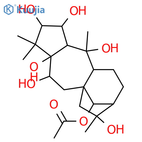2,3,5,6,10,14,16-Grayanotoxaneheptol; (1α,2α,3β,5β,6β,9β,10α,14β,16α)-form, 14-Ac structure