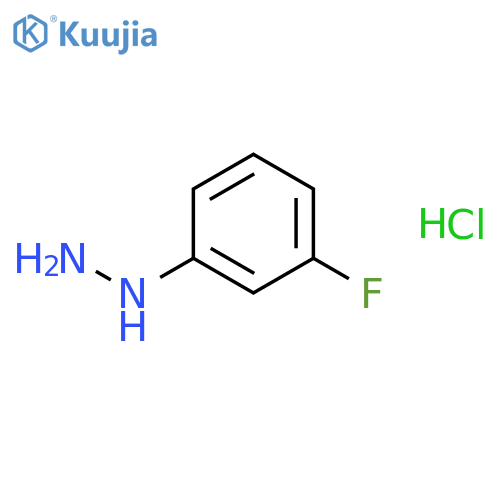 3-Fluorophenylhydrazine hydrochloride structure
