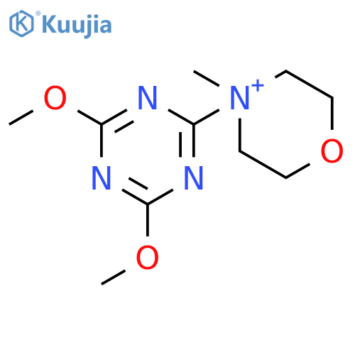 Morpholinium, 4-(4,6-dimethoxy-1,3,5-triazin-2-yl)-4-methyl- structure