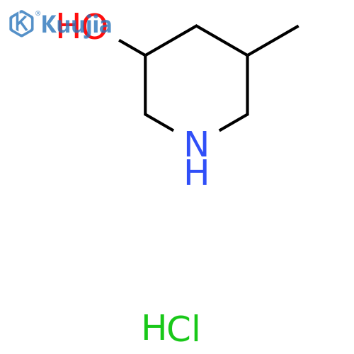 5-Methylpiperidin-3-ol hydrochloride structure