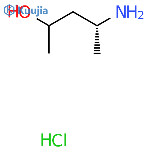 (4R)-4-aminopentan-2-ol;hydrochloride structure