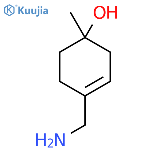 4-(Aminomethyl)-1-methyl-cyclohex-3-EN-1-OL structure