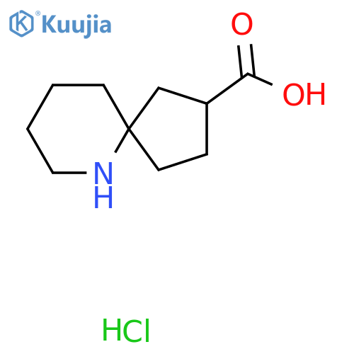 6-Azaspiro[4.5]decane-3-carboxylic acid;hydrochloride structure