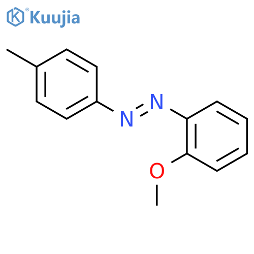 Diazene,1-(2-methoxyphenyl)-2-(4-methylphenyl)- structure