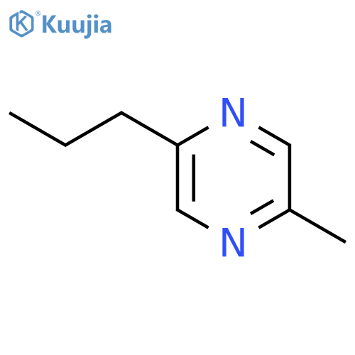 Pyrazine,2-methyl-5-propyl- structure
