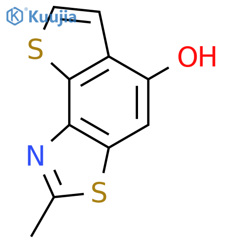 4-methyl-5,12-dithia-3-azatricyclo7.3.0.0^{2,6}dodeca-1(9),2(6),3,7,10-pentaen-8-ol structure