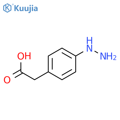(4-Hydrazinophenyl)acetic Acid structure