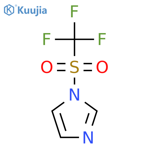 1-(Trifluoromethanesulfonyl)imidazole structure