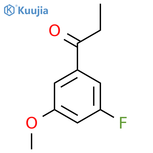 3'-Fluoro-5'-methoxypropiophenone structure