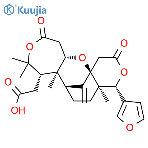 (4R,12aβ)-4α-(3-Furyl)dodecahydro-4aα,7aα,9,9-tetramethyl-14-methylene-2,11-dioxo-7α,13aα-methano-4H,13aH-oxepino[4,5-b]pyrano[3,4-g]oxocin-8α-acetic acid structure