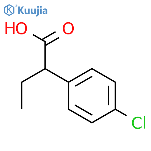2-(4-chlorophenyl)butanoic Acid structure