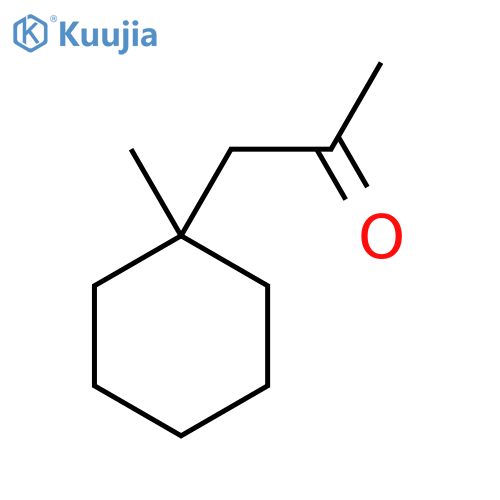 1-(1-methylcyclohexyl)propan-2-one structure