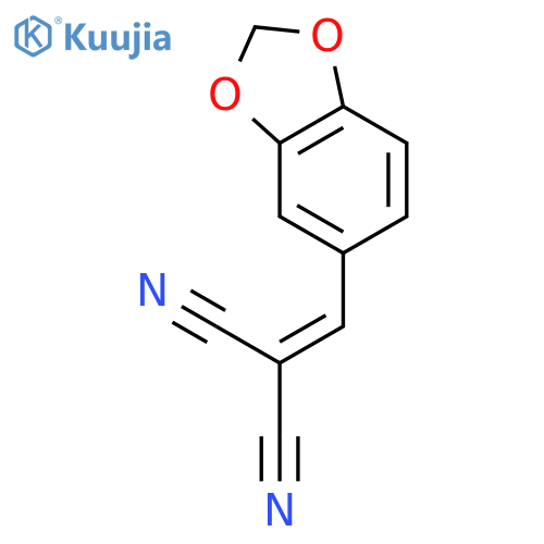 Piperonylidenemalononitrile structure