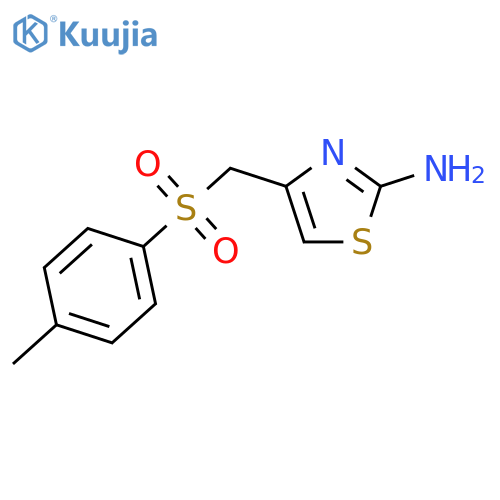 4-(Toluene-4-sulfonylmethyl)-thiazol-2-ylamine structure