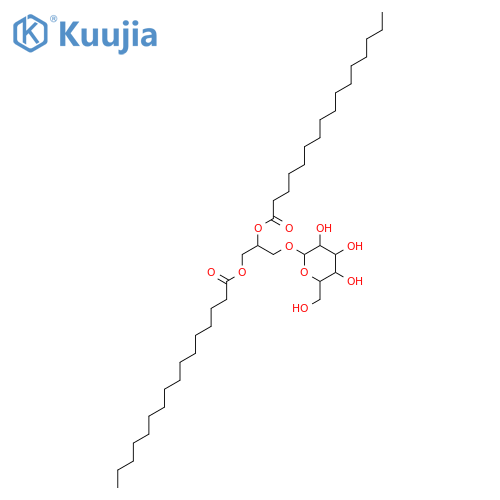 b-D-Glucopyranoside,2,3-bis[(1-oxohexadecyl)oxy]propyl, (R)- (9CI) structure