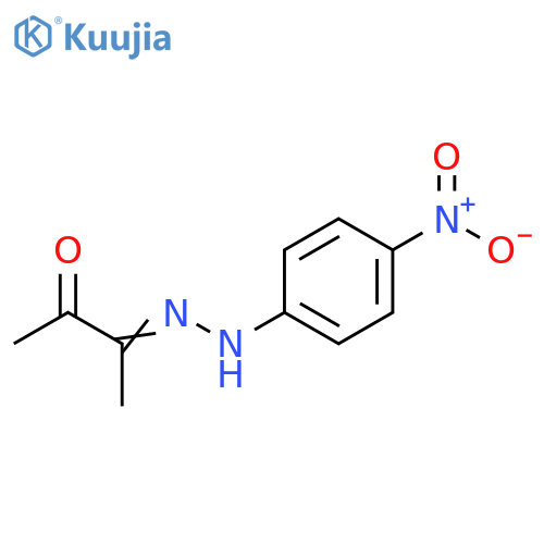 2,3-Butanedione, mono[(4-nitrophenyl)hydrazone] (9CI) structure