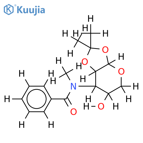 3-Deoxy-3-methylaminoxylose-alpha-D-Pyranose-form structure