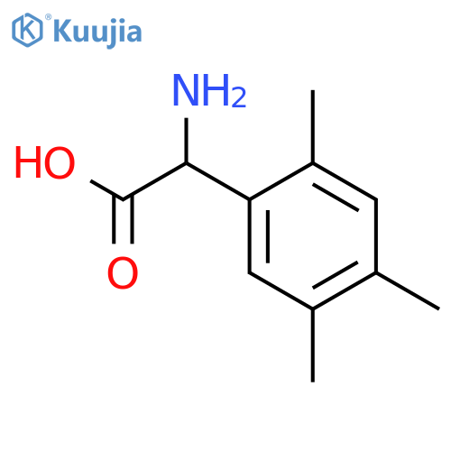 amino(2,4,5-trimethylphenyl)acetic Acid structure